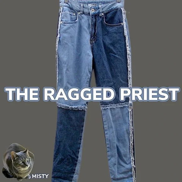 NWT $98 Urban Outfitters | The Ragged Priest | Mixed Panel Exposed Seam - Picture 15 of 16